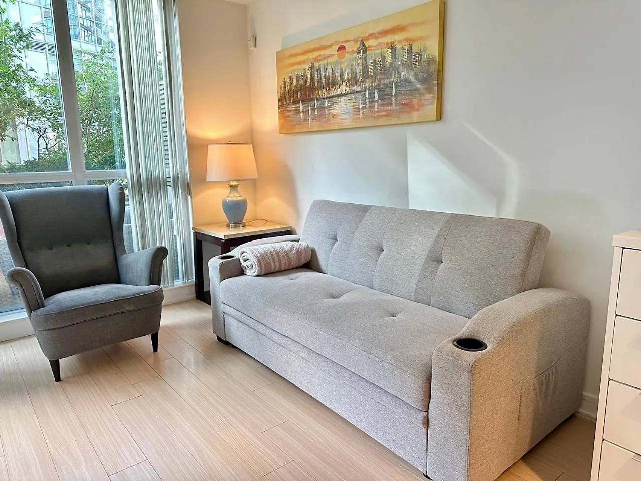 Cozy 1Bdrm With Bunk Bed Plus Sofabed With Terrace & Parking トロント 0*,  カナダ